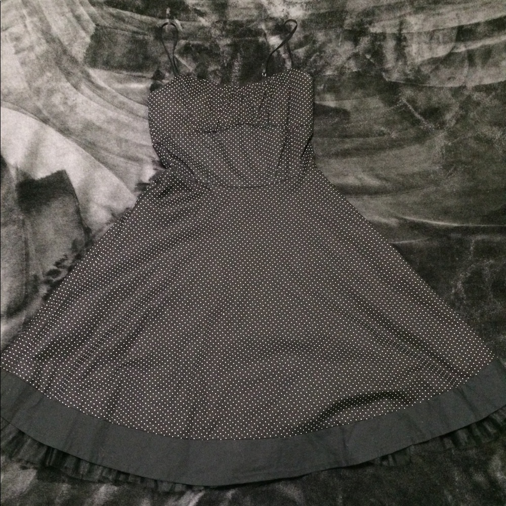 Polka dot pinup rockabilly swing dress